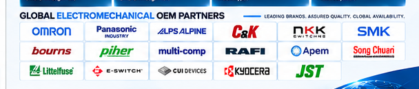 Santronix global electromechanical OEM partner logos